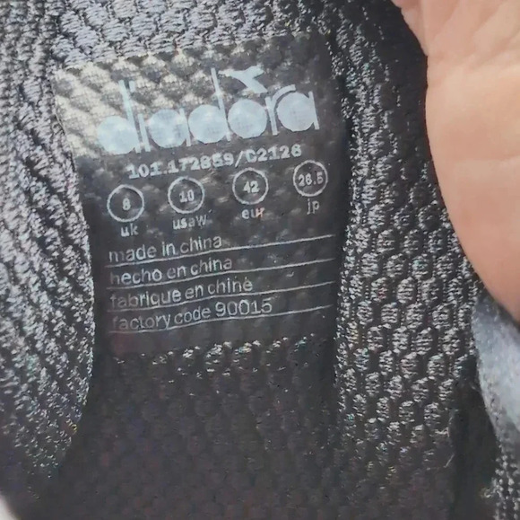 Diadora Mythos Blushield Hip 3 W  sz 10 Navy Blue running shoes - Picture 7 of 8